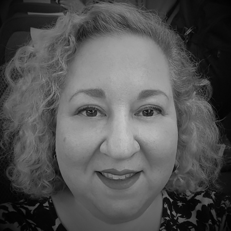 Black and white headshot of Joanna Kennedy, Global Group Data Governance Officer at Fullsight, London Chapter Chair 